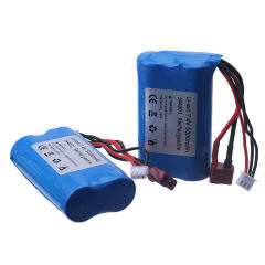 7.4V Li-ion Batery for remote control toy car parts T/JST/SM/Tamiya Plug For wltoys 144001 12428 rc car 7.4V 5000mah battery