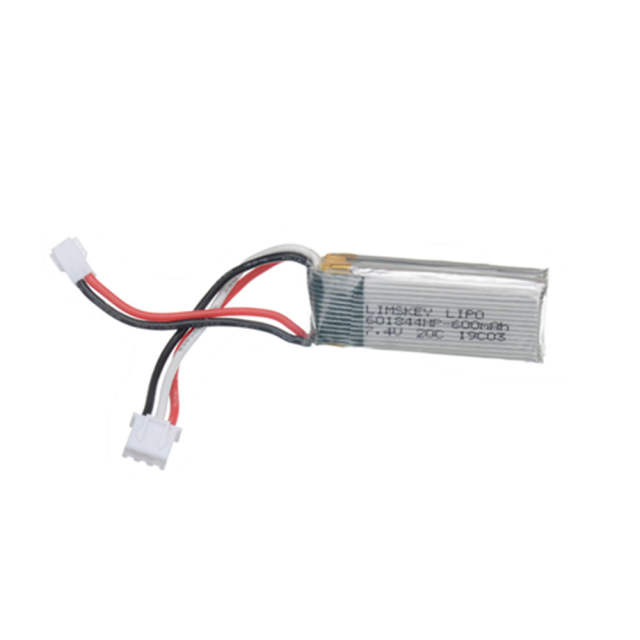 7.4V 600mAh 20C Lipo Battery Usage: For WLtoys F959 XK DHC-2 A600 A700 A800 A430 2.22Wh RC Drone Spare Parts