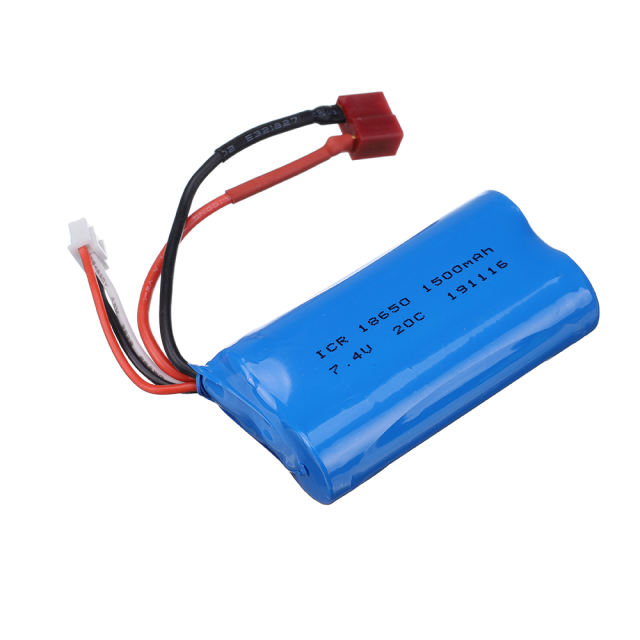 7.4V 1500mAh Lipo Battery  for Q46 Wltoys 10428 /12428/12423 WPL MN99S D90 U12A S033g Q1 H101 Rc Boats Cars