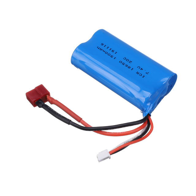 7.4V 1500mAh Lipo Battery  for Q46 Wltoys 10428 /12428/12423 WPL MN99S D90 U12A S033g Q1 H101 Rc Boats Cars