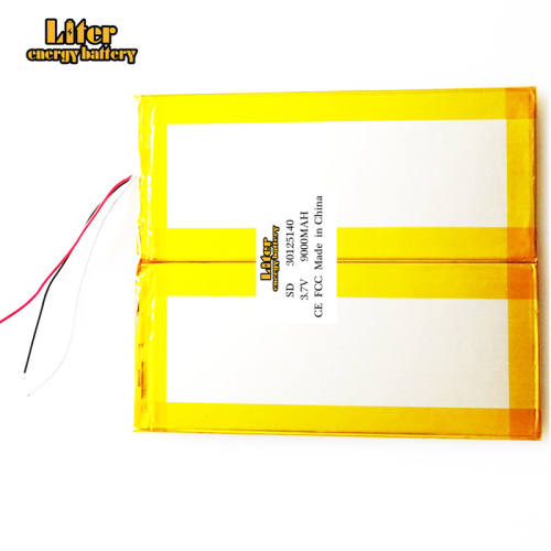 3 line 3.7V 9000mAh 30125140 Liter energy battery For Teclast M30 Tablet PC Battery