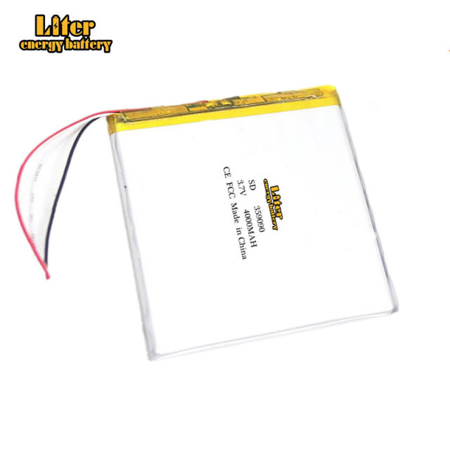 3.7V 359090 4000mah Liter energy battery Rechargeable Batterie 3-wire New Battery For Teclast P85 Tablet PC Accumulator