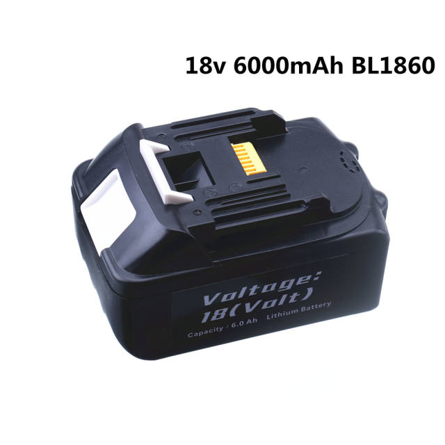 BL1860 18V Battery Replacement for Makita 18V Battery 6500mAh Compatible  with Makita 18 Volt Battery Lithium-ion BL1860B BL1850 BL1850B BL1845  BL1840