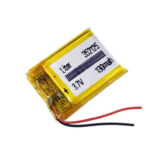 352125 3.7v 130mah Liter energy battery Polymer rechargeable li-ion battery for smartwatch