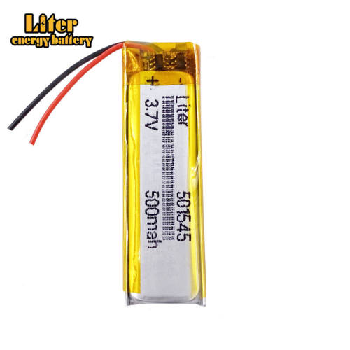 3.7V 500mAh 501545 Liter energy battery Lithium Polymer Rechargeable Battery For Mp3 MP4 MP5 GPS mobile bluetooth