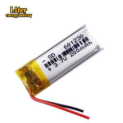 200mah 3.7V 601230 Liter energy battery smart home MP3 speakers Li-ion battery for GPS,mp3,mp4,cell phone,speak