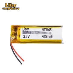 3.7V 500mAh 501545 Liter energy battery Lithium Polymer Rechargeable Battery For Mp3 MP4 MP5 GPS mobile bluetooth