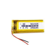 501535 3.7V 250mAh Liter energy battery Lithium Polymer LiPo Rechargeable Battery For Mp3 GPS headphone mobile