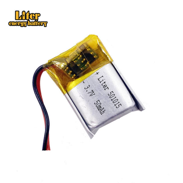 501015 50mah 3.7V Liter energy battery Lithium Polymer Rechargeable Battery For MP3 MP4 MP5 GPS car recorder Bluetooth headset Toy