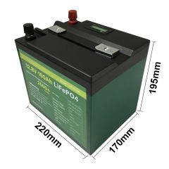 New 2021 12V 100AH Lifepo4 Battery Pack Cell Waterproof Lithium Ion Batteries With Built-in BMS for Inverter, Boat Motor No Tax