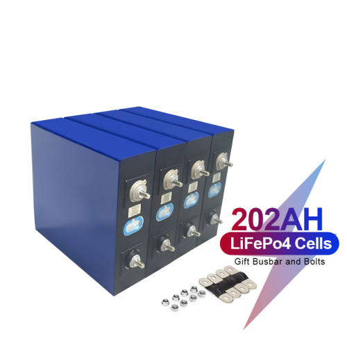 3.2V 200Ah 202Ah Lifepo4 Battery Cell 12V 24V 202AH Rechargeable Battery Pack for Electric Car RV Solar Energy
