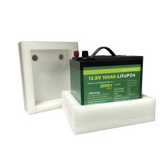 12V 100ah Lifepo4 Battery Pack with Built-in BMS 100AH Waterproof Lithium Ion Batteries for Inverter, Boat Motor No Tax