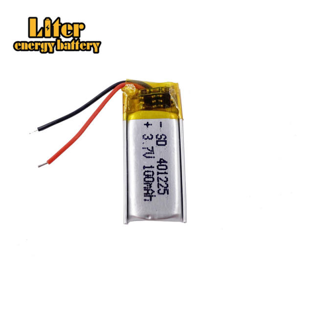 3.7v 401225 100mah Liter energy battery rechargeable lithium polymer battery for smart watch
