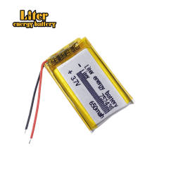 3.7v 752438 650mah medical devices can be security door bell emergency lamp Bluetooth lithium battery
