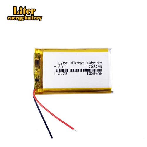 703048 3.7V 1200mAh Liter energy battery Lithium Polymer Rechargeable Battery  For Mp3 MP4 MP5 GPS mobile bluetooth