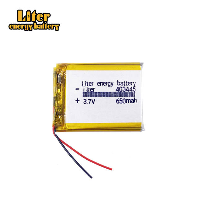 3.7V 650mAh 403545 Liter energy battery rechargeable Lipo Battery for mobile phone