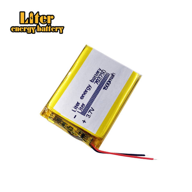 3.7v 703750 1500mAh Liter energy battery rechargeable lithium ion battery use for cell phone