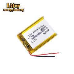 3.7V 603040 800mah Lithium Polymer Rechargeable Battery For MP3 MP4 MP5 GPS bluetooth headset LED Lamps Smart watch