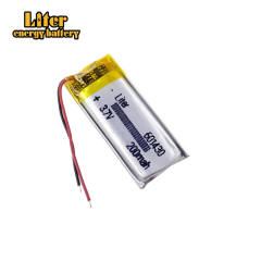 3.7V 601430 200mah Liter energy battery polymer lithium battery Bluetooth headset recording pen smart watch bracelet battery