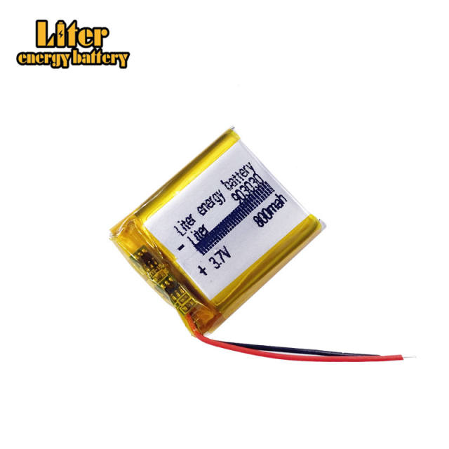 903030 3.7v 800mah Liter energy battery rechargeable li-polymer batteries for digital products toys