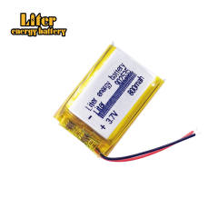 3.7V 800MAH 902535 Liter energy battery Lithium Polymer Rechargeable Battery For Mp3 headphone PAD DVD bluetooth camera