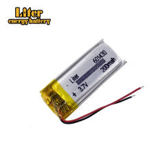 3.7V 601430 200mah Liter energy battery polymer lithium battery Bluetooth headset recording pen smart watch bracelet battery