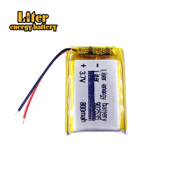 3.7V 800MAH 902535 Liter energy battery Lithium Polymer Rechargeable Battery For Mp3 headphone PAD DVD bluetooth camera