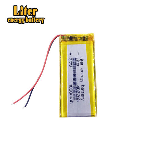 3.7v 1000mAh 402765 Liter energy battery Li ion polymer rechargeable battery group monitor interphone toys