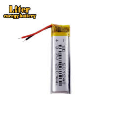 3.7V 501240 220mah Liter energy battery Lithium Polymer Rechargeable Battery For GPS Bluetooth headset speaker Reading pen