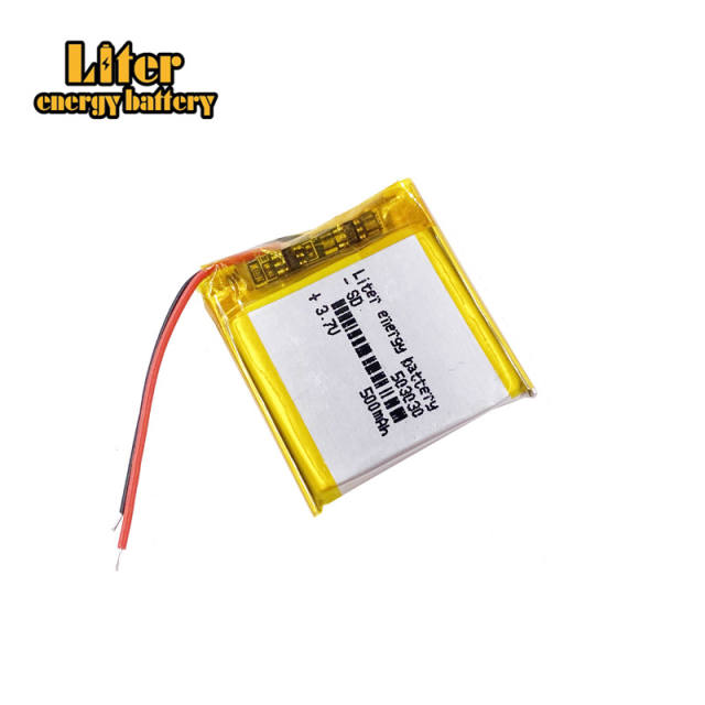 503030 3.7v 500mah Lithium Polymer Rechargeable Battery for recorder video CAR DVD Camera GPS bluetooth speaker