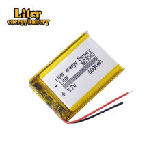 503040 3.7v 600mAh Liter energy battery Lithium Polymer Rechargeable Battery For MP3 MP4 GPS Recorder Headset Speaker