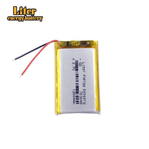 703048 3.7V 1200mAh Liter energy battery Lithium Polymer Rechargeable Battery  For Mp3 MP4 MP5 GPS mobile bluetooth
