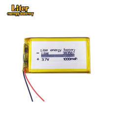 3.7V 1000mAh 383562 Liter energy battery Polymer Li-ion Battery For Mp3 Mp4 E-book bluetooth Vedio Game toys Power bank mobile