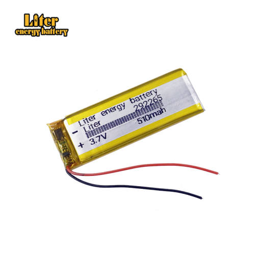 3.7V 292265 510MAH Liter energy battery lithium polymer battery MP3 MP4 MP5 GPS Bluetooth audio reading pen