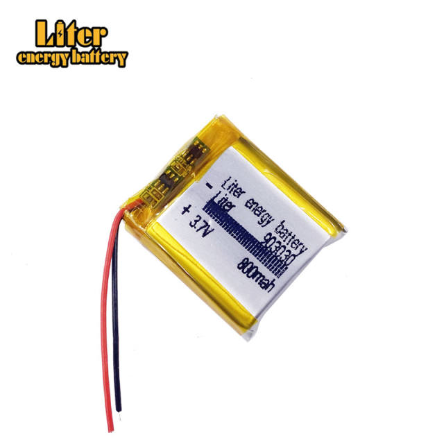 903030 3.7v 800mah Liter energy battery rechargeable li-polymer batteries for digital products toys