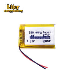 3.7V 800MAH 902535 Liter energy battery Lithium Polymer Rechargeable Battery For Mp3 headphone PAD DVD bluetooth camera