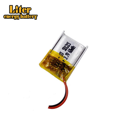 3.7V 60mAh 501215 Lithium Polymer Rechargeable Battery For Mp3 MP4 MP5 toy mobile bluetooth
