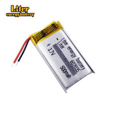3.7v 602035 500mAh Liter energy battery Lithium polymer Rechargeable Battery For DVR GPS Car Tachograph Bluetooth headphone