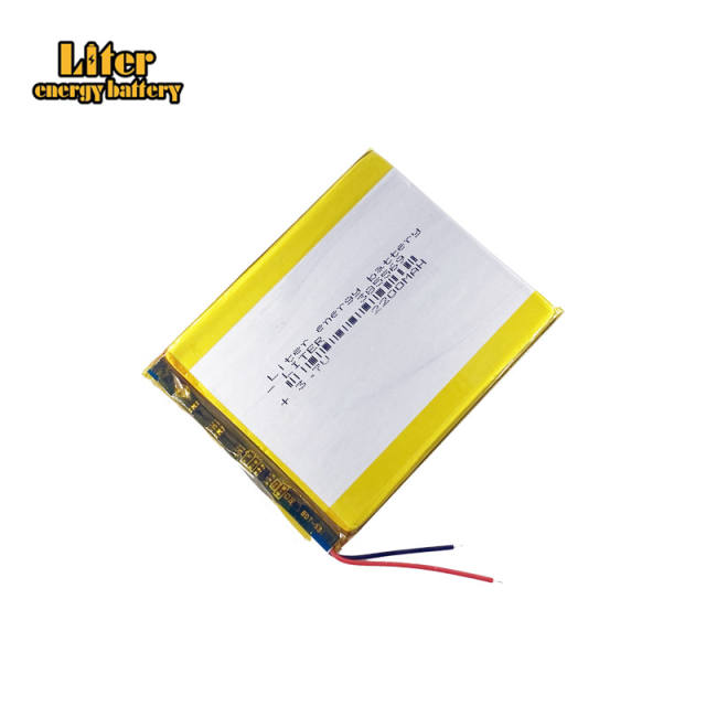 385569 3.7V 2200mAh Rechargeable li Polymer Battery For GPS DVR Car recorder phone E-book Tablet PC