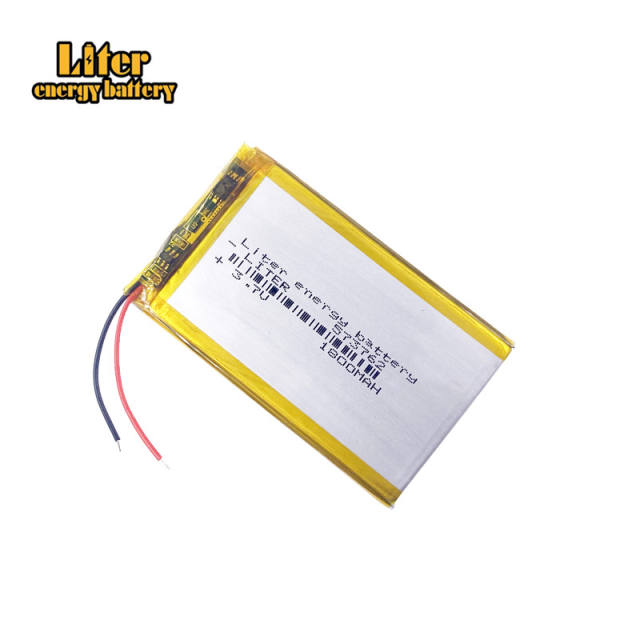 3.7V 573762 1800mah Liter energy battery Rechargeable lipo battery e-books GPS PDA Recreational machines