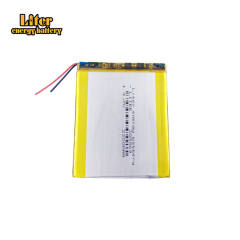 385569 3.7V 2200mAh Rechargeable li Polymer Battery For GPS DVR Car recorder phone E-book Tablet PC