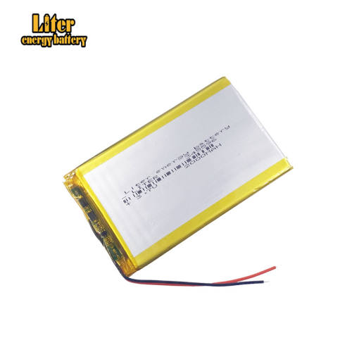 Liter energy battery 345596 3.7V 2000mah Lithium polymer Battery For MP3 MP4 GPS Digital Products