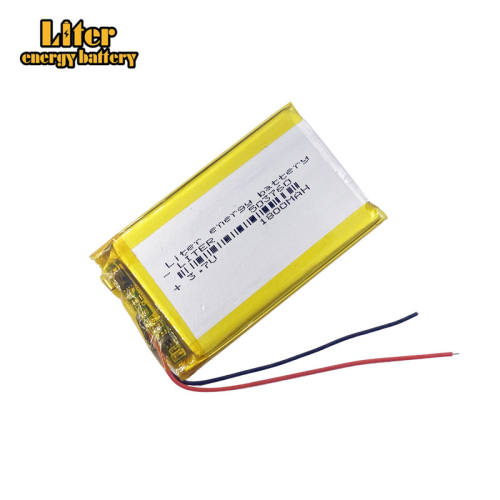 503760 3.7V 1800mAh Liter energy battery Rechargeable Li-Polymer Battery For mp3 mp4 mp5 toys DVR GPS navigation Sports bracelet