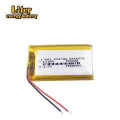 753048 1500mah 3.7v Liter energy battery lithium polymer ion battery cells pack battery for smart watch golf cart