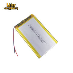 Liter energy battery 345596 3.7V 2000mah Lithium polymer Battery For MP3 MP4 GPS Digital Products