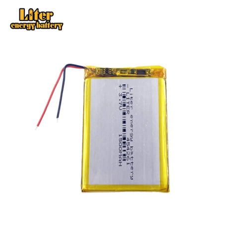 3.7V 454261 1500mAh lithium polymer battery game machine MP3 MP4 MP5 lithium battery GPS navigator