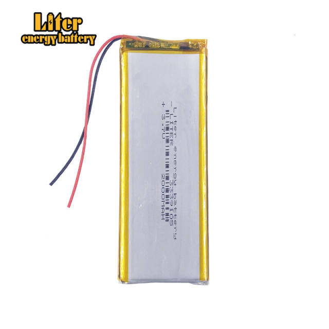 3.7V 2000mAH 3339105 Polymer lithium ion battery GPS e-book speaker dvd Speaker E-book tablet pc