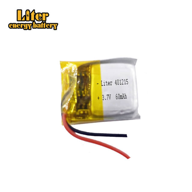 3.7V 60mAh 401215 Liter energy battery Lithium Polymer li ion Rechargeable Battery For Mp3 MP4 MP5 GPS mobile bluetooth