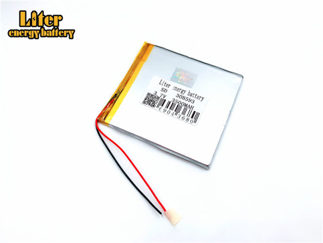 1PCS 308593 308595 3500mAH lithium polymer Universal 7 inch Tablet PC batteries batteries
