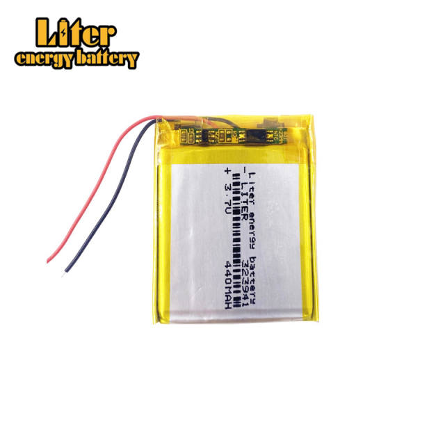 323941 3.7v 440mah Liter energy battery rechargeable li po battery for portable device